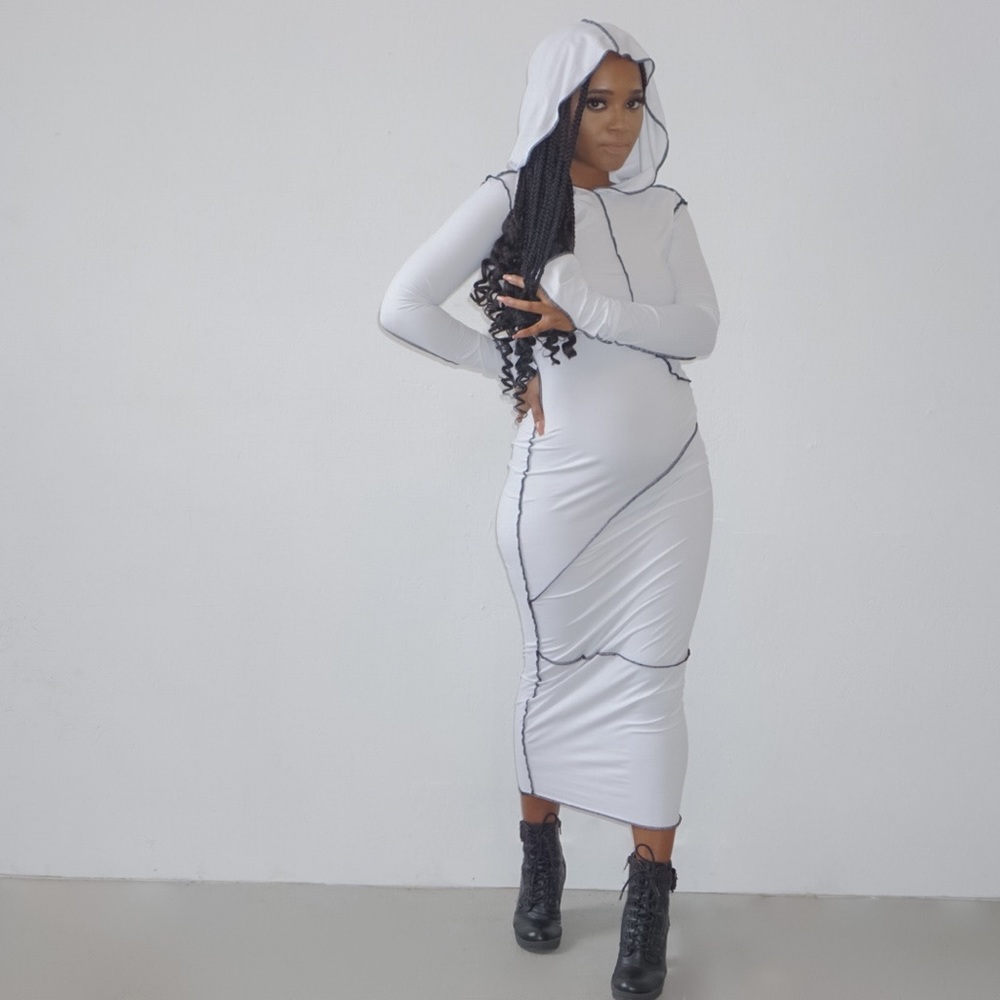 Hoodie Dress - Long Sleeve